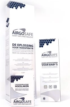 ABZ Airgosafe Hoeslaken 60x120 Cm - Duo Pack - Wit -Babyproducten 790x1200 9