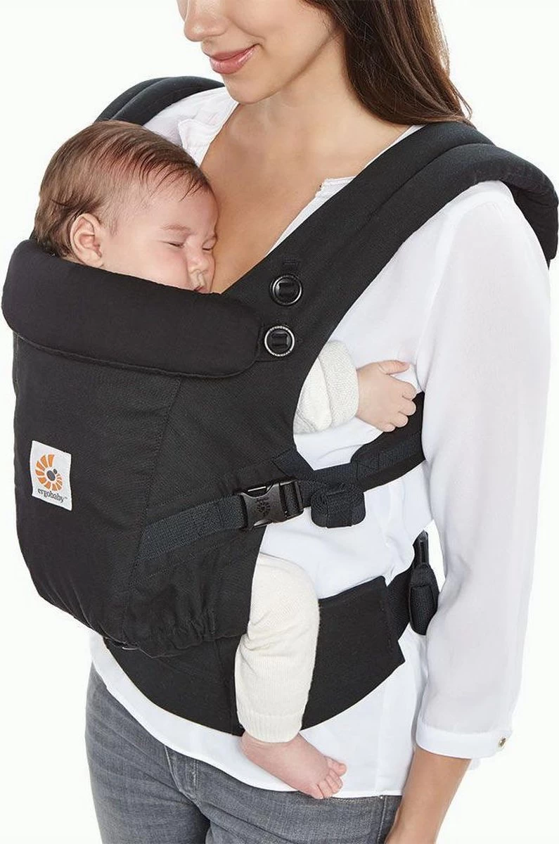 Ergobaby Adapt Ergonomische Draagzak Baby - Black 4 Ergobaby Adapt Ergonomische Draagzak Baby - Black - Afbeelding 2