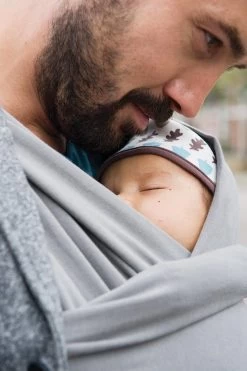 Babylonia - Tricot-Slen Organic - Draagdoek Baby - Silver Blue 25 Babylonia - Tricot-Slen Organic - Draagdoek Baby - Silver Blue -Babyproducten 798x1200 12