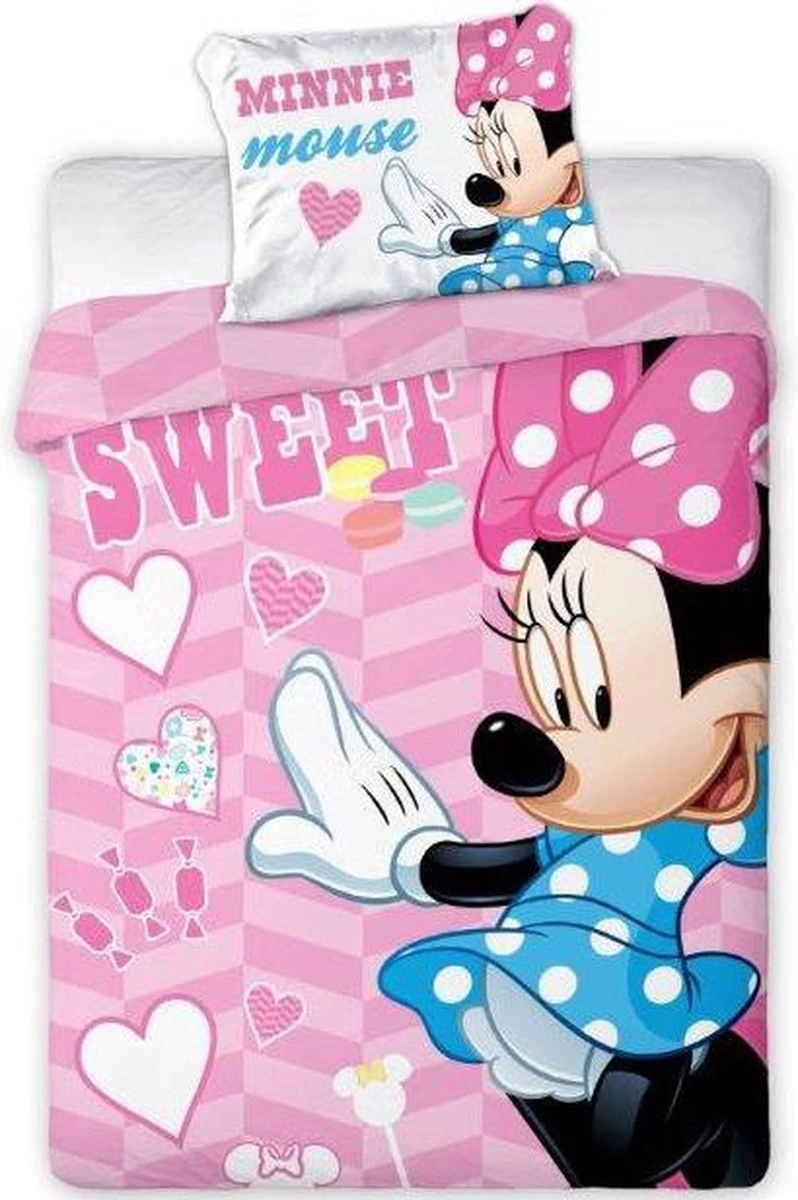 Baby Dekbedovertrekje Ledikant Dinsey's Minnie Mouse 100 X 135 Cm 3 Baby Dekbedovertrekje Ledikant Dinsey's Minnie Mouse 100 X 135 Cm