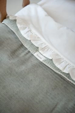 Koeka Baby Lakentje Ledikant Ruffle - Wit 110x140cm -Babyproducten 799x1200 128