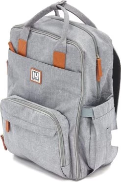 Brisby Slijtvaste Luiertas – Verzorgingstas – Met Buggymontage - Lichtgrijs -Babyproducten 799x1200 14