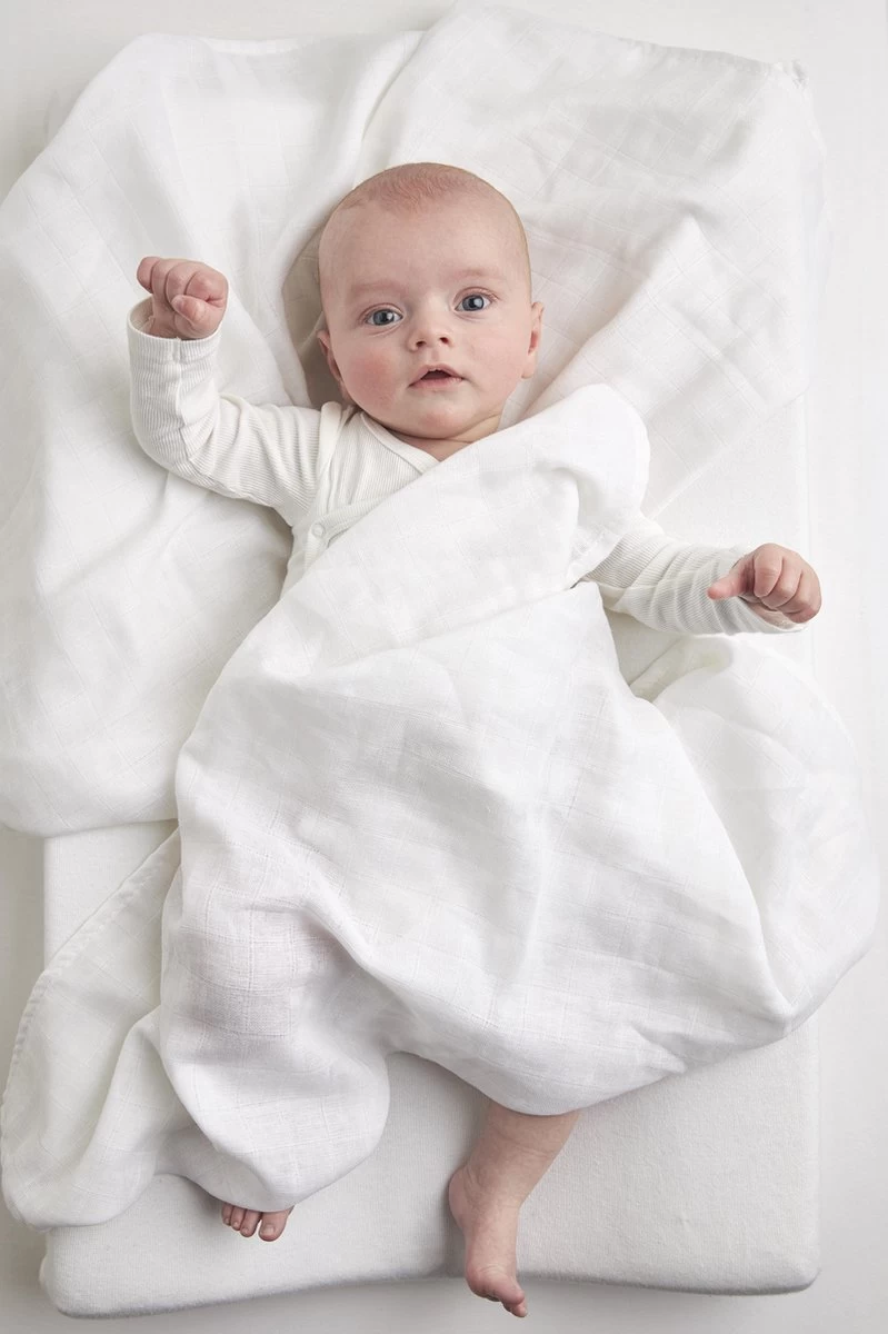 Meyco Hydrofiele Biologische Washandjes Uni - 6-pack - Wit 4 Meyco Hydrofiele Biologische Washandjes Uni - 6-pack - Wit - Afbeelding 2