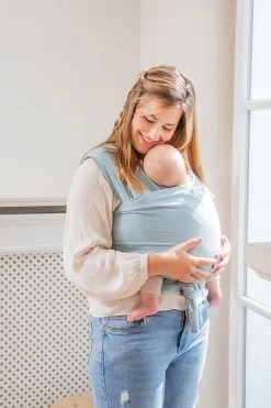 Babylonia - Tricot-Slen Organic - Draagdoek Baby - Silver Blue 34 Babylonia - Tricot-Slen Organic - Draagdoek Baby - Silver Blue -Babyproducten 800x1200 153