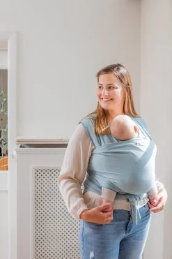 Babylonia - Tricot-Slen Organic - Draagdoek Baby - Silver Blue 35 Babylonia - Tricot-Slen Organic - Draagdoek Baby - Silver Blue -Babyproducten 800x1200 154