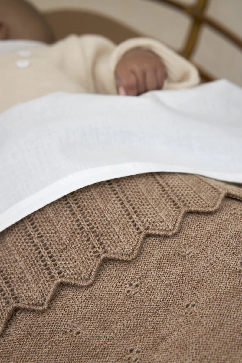 Meyco Ajour Wiegdeken - Toffee Melange - 75x100cm 7 Meyco Ajour Wiegdeken - Toffee Melange - 75x100cm - Afbeelding 5