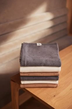 Jollein Baby Deken Wieg 75x100cm Pointelle - Biscuit -Babyproducten 800x1200 276