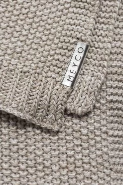 Meyco Wiegdeken Relief Mixed - Zand - 75x100 Cm -Babyproducten 800x1200 286