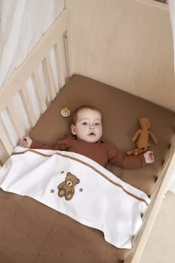 Meyco Teddy Bear Ledikant Laken - Toffee - 100x150cm -Babyproducten 800x1200 405
