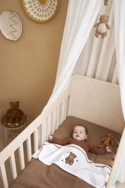 Meyco Teddy Bear Ledikant Laken - Toffee - 100x150cm -Babyproducten 800x1200 406