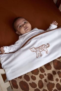 Meyco Ledikant Laken Cheetah Animal - 100x150cm - Camel -Babyproducten 800x1200 432