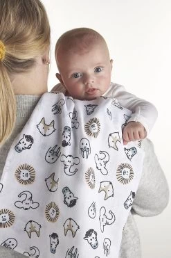 Meyco Animal Swaddle 3-pack - Hydrofiel - Multicolor - 120x120cm -Babyproducten 800x1200 542