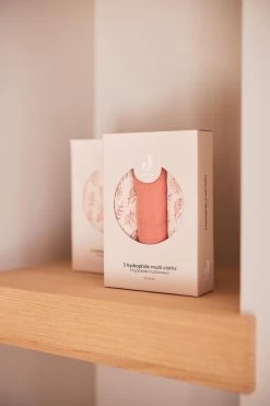 Jollein Hydrofiel Multidoek Meadow 70x70cm - Rosewood - 3 Stuks -Babyproducten 800x1200 552