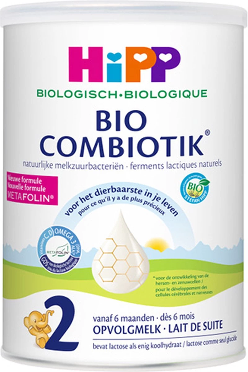HiPP 2 Bio Combiotik Opvolgmelk - 800gr (vanaf De 6e Maand) 3 HiPP 2 Bio Combiotik Opvolgmelk - 800gr (vanaf De 6e Maand)