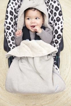 Meyco Knit Basic Voetenzak - Sand Melange -Babyproducten 800x1200 91