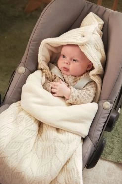 Jollein Voetenzak Voor Autostoel & Kinderwagen - Spring Knit - Ivory -Babyproducten 800x1200 92