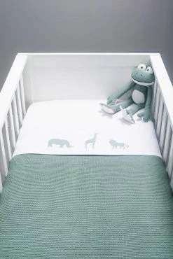 Jollein Baby Deken Wieg 75x100cm Basic Knit - Forest Green 26 Jollein Baby Deken Wieg 75x100cm Basic Knit - Forest Green -Babyproducten 801x1200 90