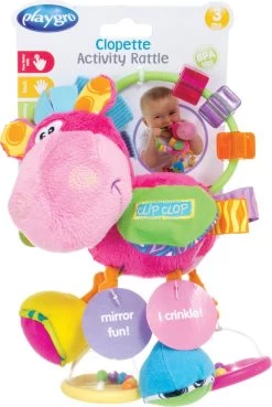 Playgro Clip Clop Rammelaar - Roze - Activiteitenspeeltje - Kraamkado -Babyproducten 804x1200 2