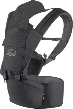 Deryan Pack Luxe Ergonomische Draagzak Babydrager + Opbergvakjes Grijs 20 Deryan Pack Luxe Ergonomische Draagzak Babydrager + Opbergvakjes Grijs -Babyproducten 805x1200 10