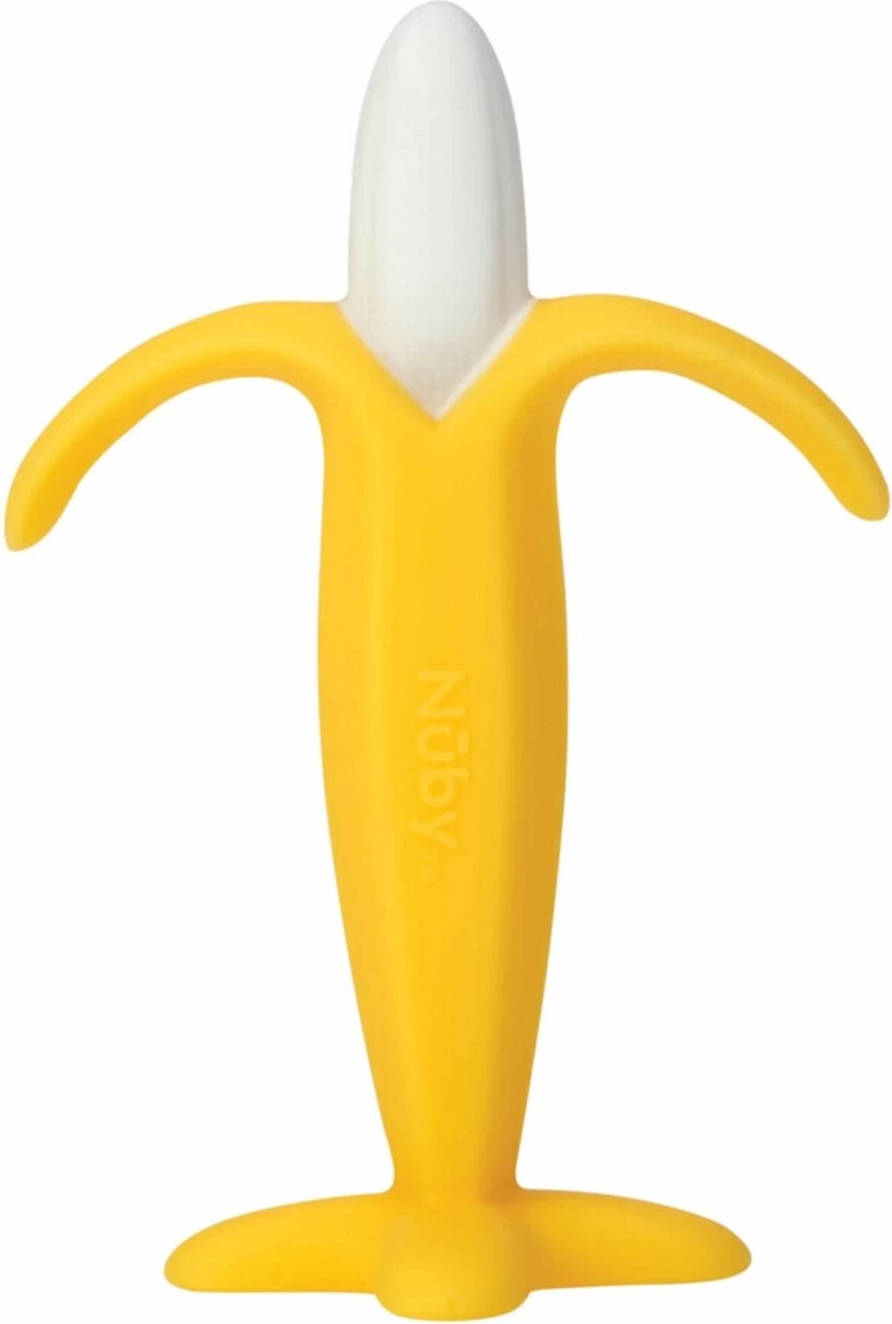 Nûby - Silicone Bijtspeelgoed - Banaan - 3m+ 5 Nûby - Silicone Bijtspeelgoed - Banaan - 3m+ - Afbeelding 3