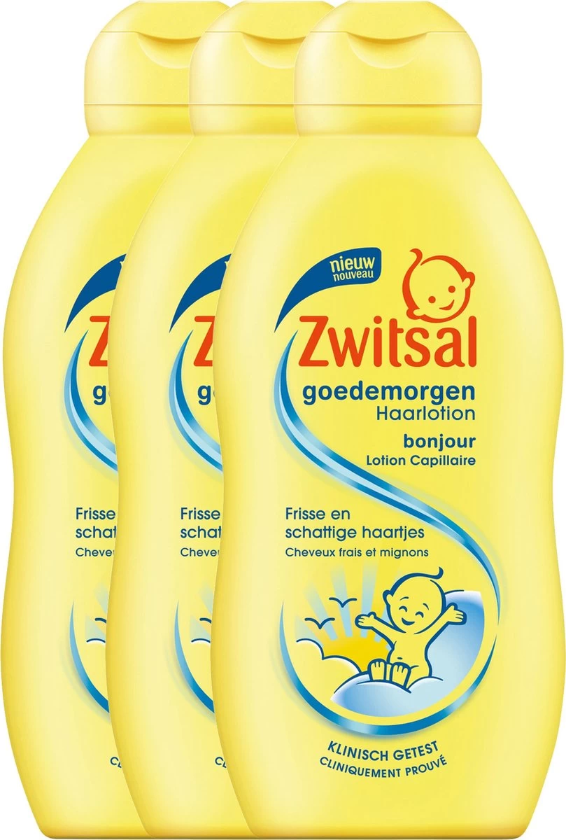 Zwitsal Baby Goedemorgen Haarlotion - 3 X 200 Ml - Voordeelverpakking 7 Zwitsal Baby Goedemorgen Haarlotion - 3 X 200 Ml - Voordeelverpakking - Afbeelding 5