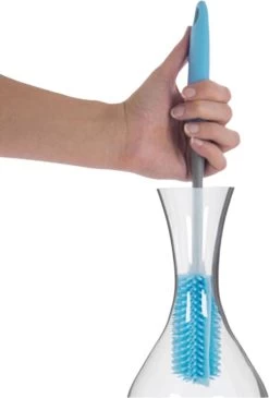 2x Flessenborstel – Roze – Siliconen – Flessenreiniger – Tuitenwisser – Flesborstel – Baby -Babyproducten 812x1200 8