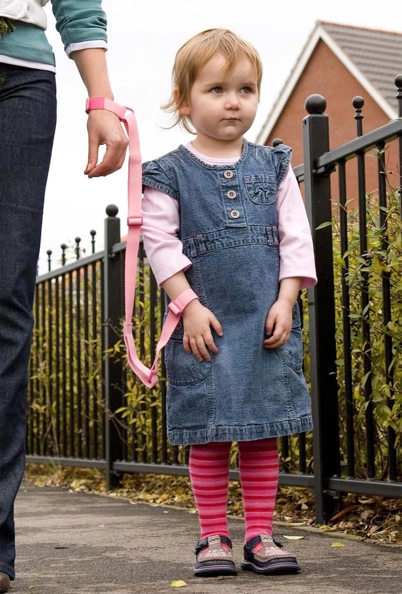 Polstuigje Kind - Wandelkoord - Looplijn Kinderen - Clippasafe Roze 4 Polstuigje Kind - Wandelkoord - Looplijn Kinderen - Clippasafe Roze - Afbeelding 2