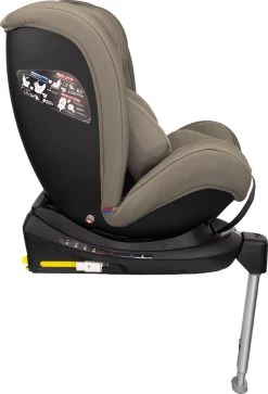 Autostoel Novi Baby® David Premium 0-1-2-3 Isofix 360° Rotation Dark Taupe -Babyproducten 817x1200