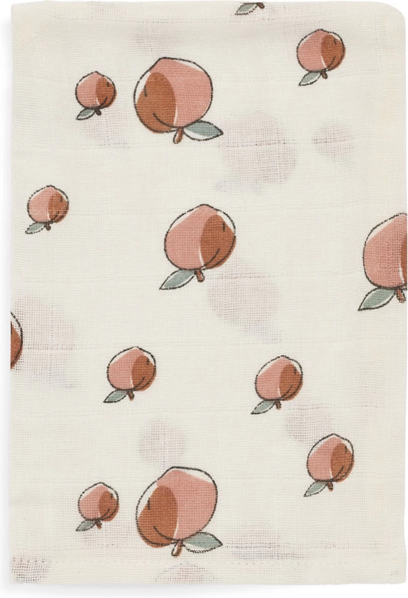 Jollein Baby Hydrofiel Washandje Peach - 3 Stuks 4 Jollein Baby Hydrofiel Washandje Peach - 3 Stuks - Afbeelding 2