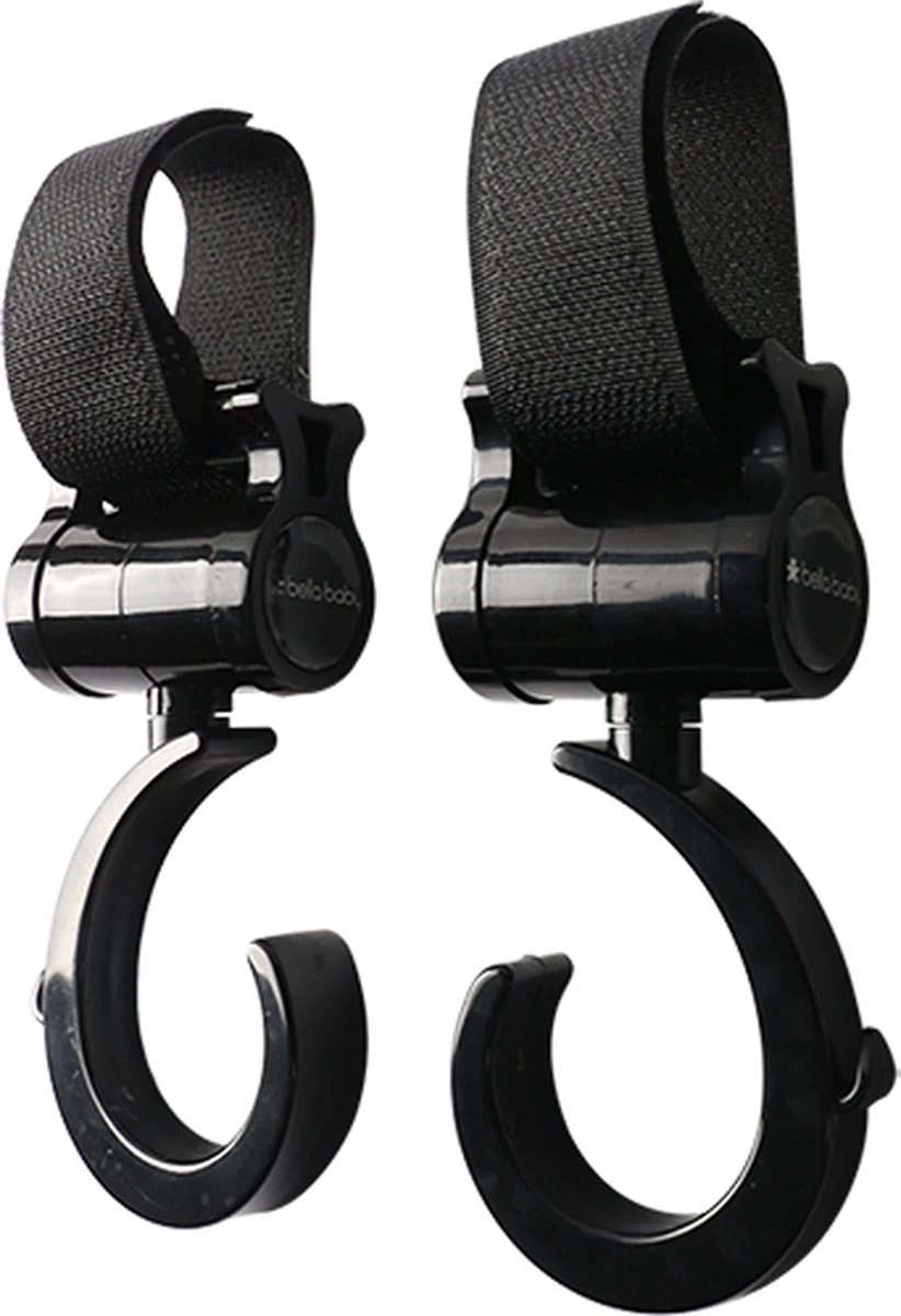 Merkloos Kinderwagen Haakjes - Boodschappentassen Ophangen - Buggy Clipjes - 2 Stuks 3 Merkloos Kinderwagen Haakjes - Boodschappentassen Ophangen - Buggy Clipjes - 2 Stuks