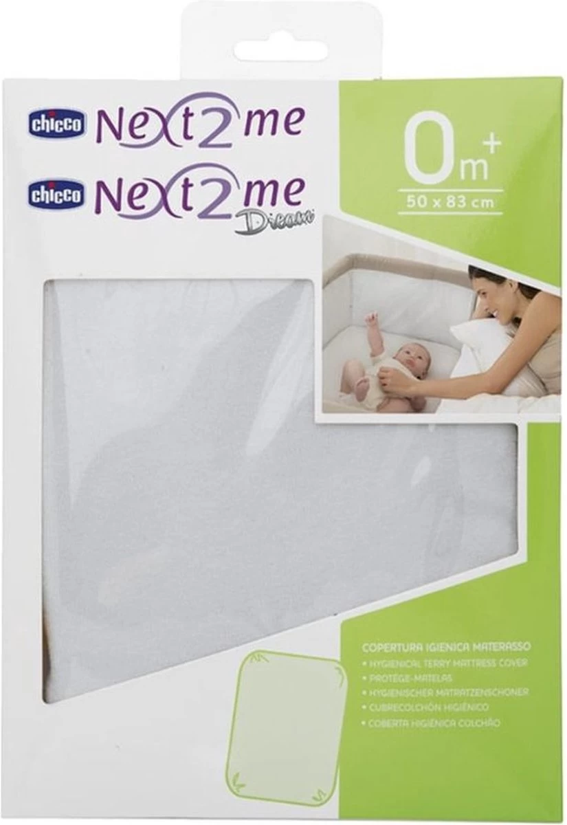 Chicco Next 2 Me Molton - 50x83 Cm - Wit 4 Chicco Next 2 Me Molton - 50x83 Cm - Wit - Afbeelding 2