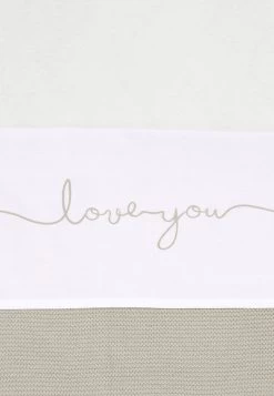 Jollein Baby Laken Wieg 75x100cm Love You - Nougat -Babyproducten 830x1200 32