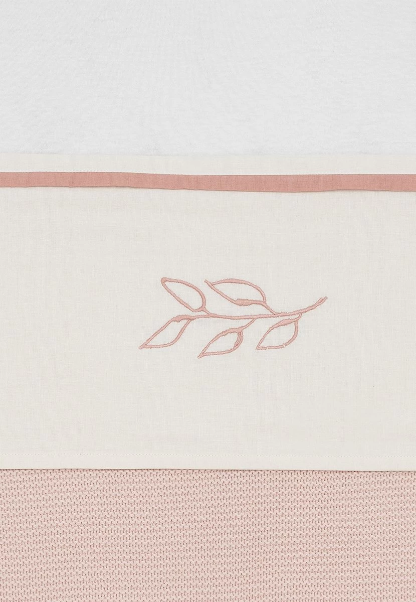 Jollein Baby Laken Ledikant 120x150cm Meadow - Rosewood 5 Jollein Baby Laken Ledikant 120x150cm Meadow - Rosewood - Afbeelding 3