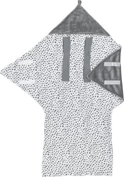 Meyco Wikkeldeken Fleece Cheetah - Grijs