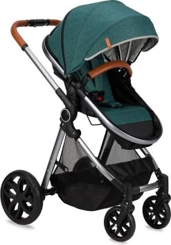 MoMi Kinderwagen - Compacte 2 In 1 Combiwagen - Limuru - Groen (geschikt Van 0-3 Jaar) -Babyproducten 840x1200 11