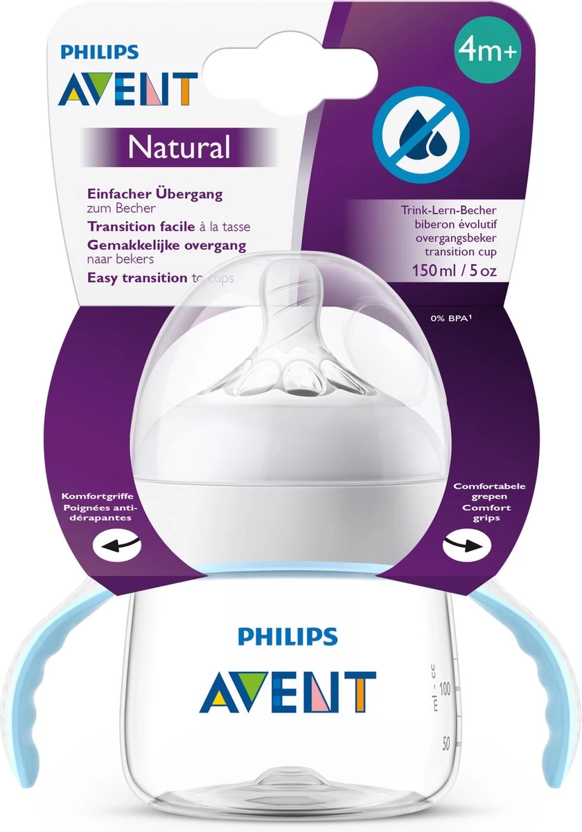 Philips Avent SCF262/06 Natural Oefenbeker - 4m+ - 1 Stuk 10 Philips Avent SCF262/06 Natural Oefenbeker - 4m+ - 1 Stuk - Afbeelding 8