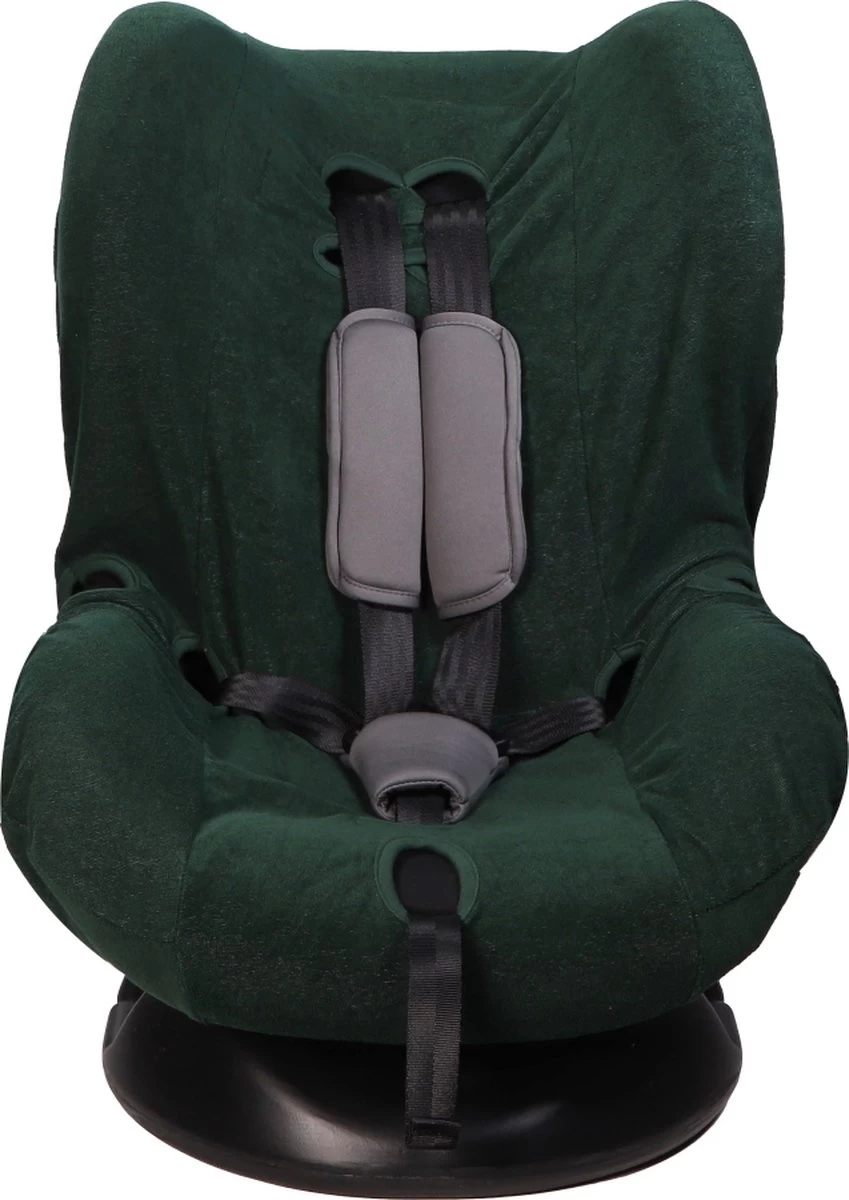 MamaLoes Badstof Emerald Green Groep 1+ Autostoelhoes ML6383 3 MamaLoes Badstof Emerald Green Groep 1+ Autostoelhoes ML6383