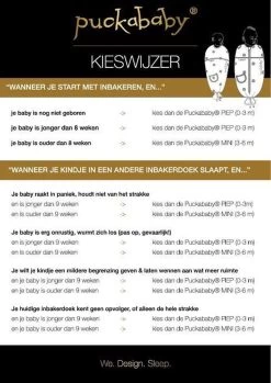 Puckababy Inbakerslaapzak Original Mini - 3-6 Maanden - White Dotty -Babyproducten 849x1200 8