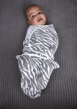 SwaddleMeyco Inbakerdoek Zebra - 0-3 Maanden - Grijs -Babyproducten 850x1200 9