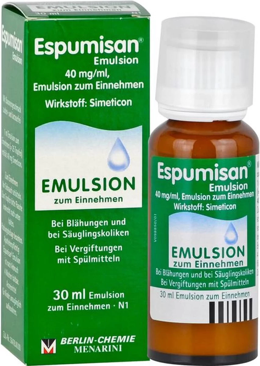 ESPUMISAN Emulsion 30ml - Tegen Krampjes Baby 3 ESPUMISAN Emulsion 30ml - Tegen Krampjes Baby
