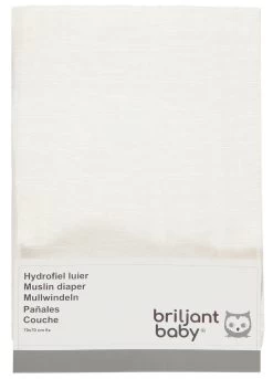 Briljant Baby Hydrofiel Luier - Wit - 70 X 70 Cm - 6 Stuks -Babyproducten 864x1200 12