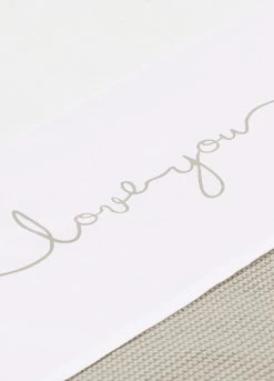 Jollein Baby Laken Wieg 75x100cm Love You - Nougat -Babyproducten 864x1200 5