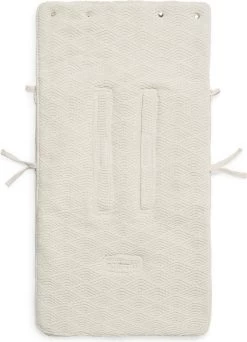 Jollein Voetenzak Voor Autostoel & Kinderwagen - River Knit - Cream White -Babyproducten 866x1200 3