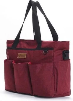 Merkloos Decopatent® Luiertas Schoudertas - Baby Verzorgingstas - Incl Verschoningsmatje & Flessenhouder - Vakken - Jongens/Meisjes - Grijs -Babyproducten 869x1200 2