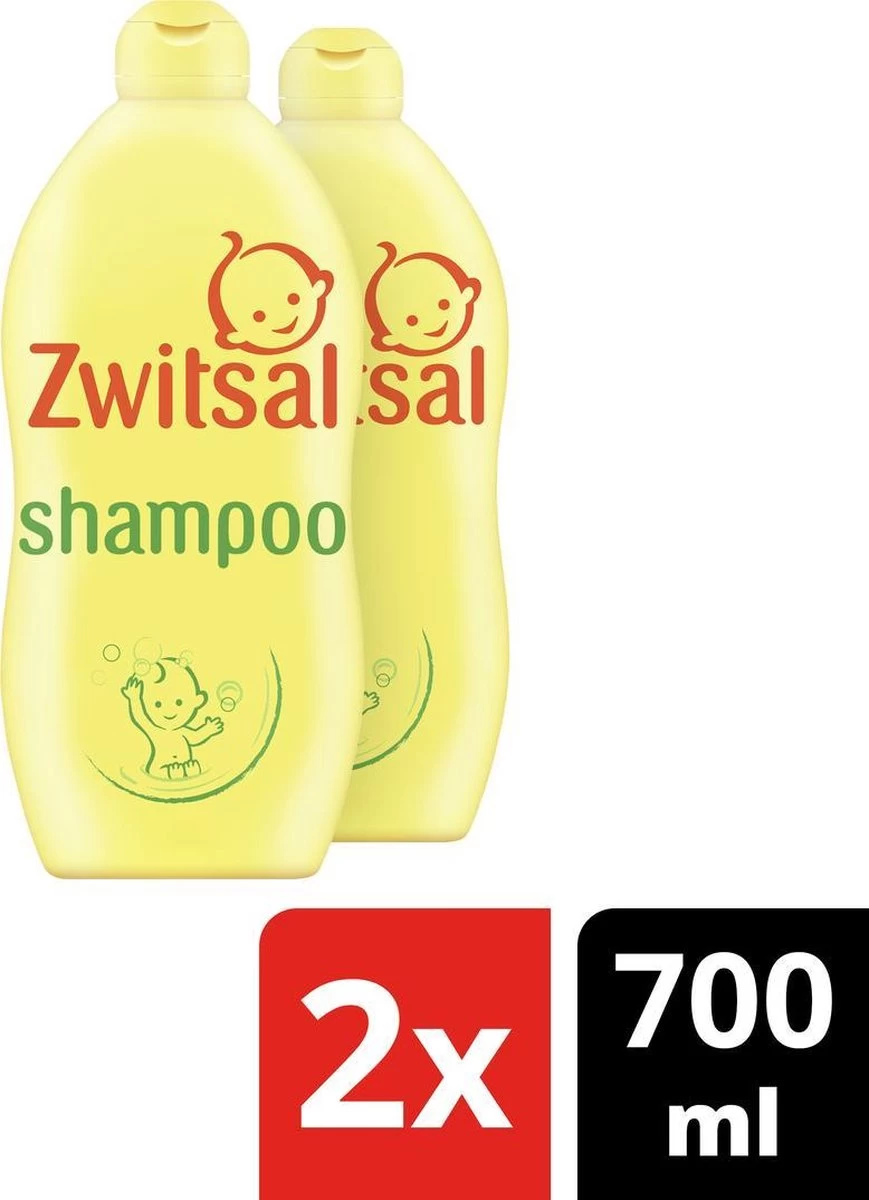 Zwitsal Baby Shampoo - 2 X 700 Ml - Voordeelverpakking 3 Zwitsal Baby Shampoo - 2 X 700 Ml - Voordeelverpakking