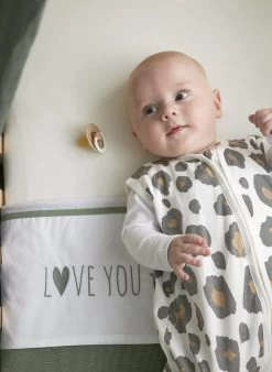 Meyco Love You To The Moon & Back Ledikant Laken - Forest Green - 100x150cm -Babyproducten 877x1200 9