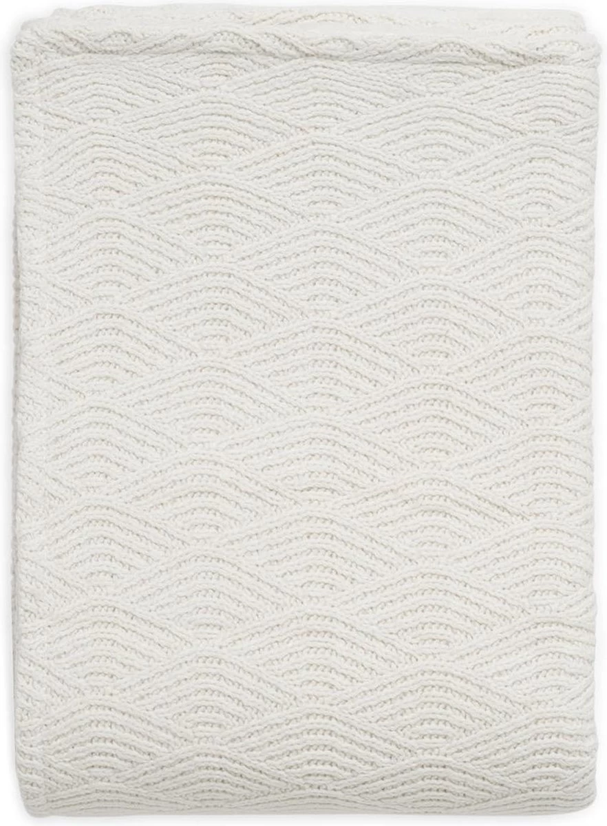 Jollein Baby Deken Wieg 75x100cm River Knit - Cream White/Coral Fleece 8 Jollein Baby Deken Wieg 75x100cm River Knit - Cream White/Coral Fleece - Afbeelding 6