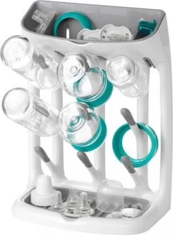 OXO Tot Flessendroogrek Baby - Compact Flessenrek - Flessenrek Baby - Afdruiprek Babyfles - Droogrek Flessen Baby -Grey -Babyproducten 885x1200 9