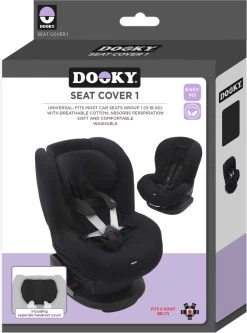 Dooky Seat Cover Groep 1 Autostoel Hoes Black Uni -Babyproducten 890x1200 4