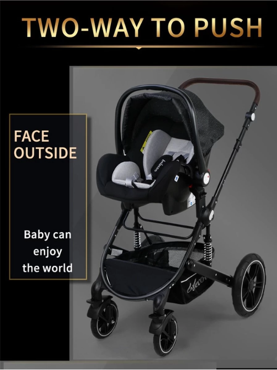 Merkloos 3 In 1 Kinderwagen - Buggy - Opklapbare Wandelwagen - Opvouwbaar - Kinderwagen 3 In 1 - Wandelwagen - Kinderwagens - Kinderwagen 3 In 1 Incl Autostoel - Wandelwagen Baby - Maxi-Cosi 6 Merkloos 3 In 1 Kinderwagen - Buggy - Opklapbare Wandelwagen - Opvouwbaar - Kinderwagen 3 In 1 - Wandelwagen - Kinderwagens - Kinderwagen 3 In 1 Incl Autostoel - Wandelwagen Baby - Maxi-Cosi - Afbeelding 4